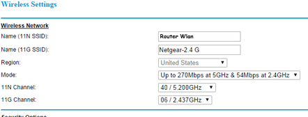 SSID router