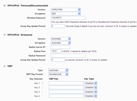 WPA-PSK/WPA2-PSK