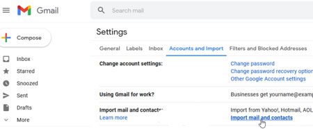 podesavanje gmail