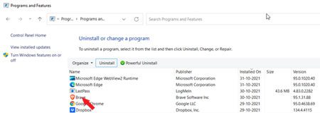 deinstaliranje aplikacija windows 11