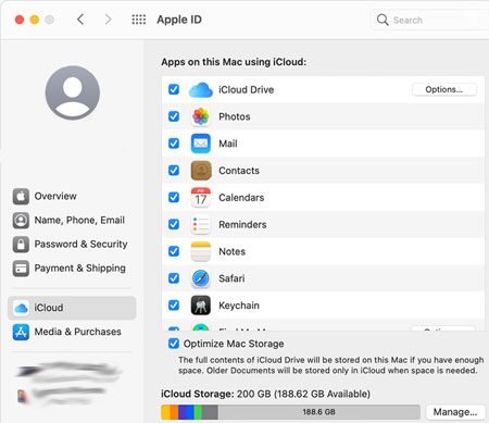 Onemogućite iCloud sinhronizaciju macbook