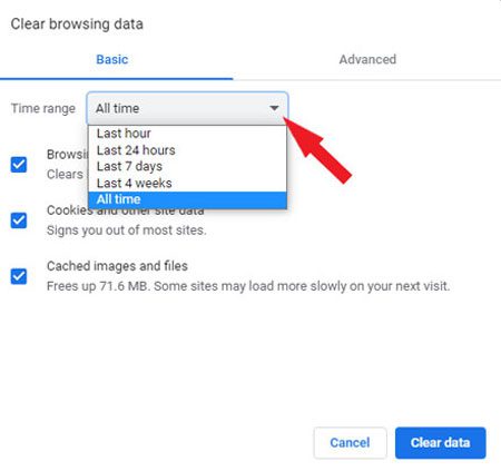 kako obrisati keš memoriju chrome