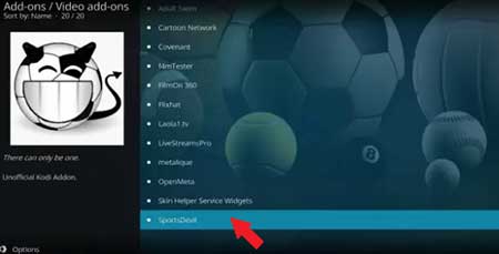 Kako instalirati SportsDevil na Kodi