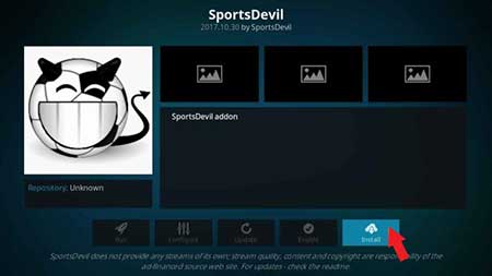 Kako instalirati SportsDevil na Kodi