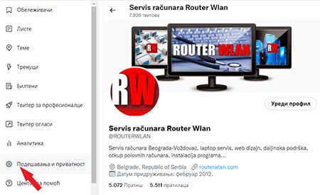 Kako da izbrišete svoj Twitter nalog