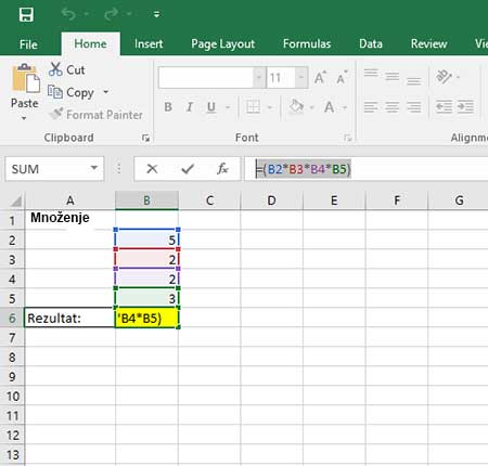 Formule u excel-u