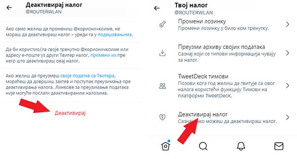 Kako da izbrišete svoj Twitter nalog