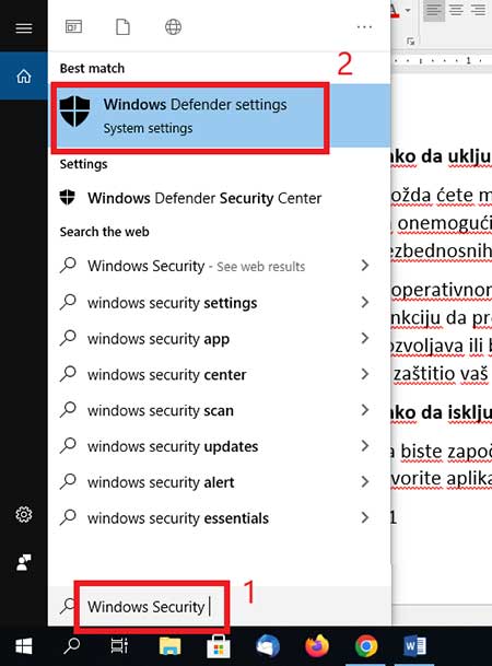 Turn Microsoft Defender Firewall on or off
