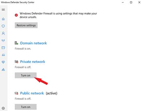 Kako da uključite ili isključite Windows Firewall