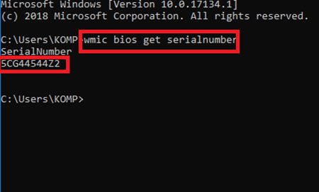 Kako pronaći serijski broj računara na OS Windows